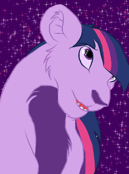 Size: 528x709 | Tagged: artist:lionkinglovers, artist:nerdygal1234, big cat, derpibooru import, female, lion, lioness, lionified, literal, safe, solo, species swap, the lion king, twilight cat, twilight sparkle