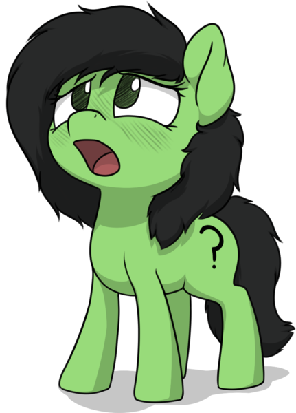 Size: 826x1150 | Tagged: safe, artist:smoldix, derpibooru import, oc, oc:anon, oc:anonfilly, unofficial characters only, earth pony, pony, blushing, female, filly, looking up, open mouth, simple background, solo, transparent background