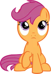 Size: 9242x13471 | Tagged: absurd resolution, artist:cyanlightning, cute, derpibooru import, mega absurd res, on your marks, safe, scootaloo, simple background, solo, .svg available, transparent background, vector