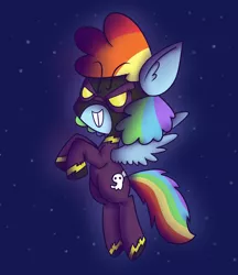 Size: 1472x1706 | Tagged: artist:typhwosion, clothes, costume, derpibooru import, nightmare night costume, rainbow dash, safe, shadowbolt dash, shadowbolts costume, solo