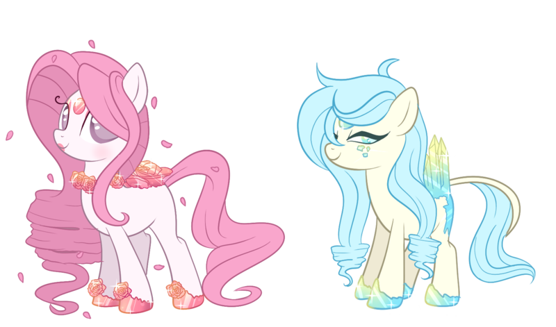 Size: 1700x1000 | Tagged: artist:peachesandcreamated, crystalline, derpibooru import, female, mare, oc, original species, safe, unofficial characters only