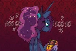 Size: 1000x664 | Tagged: artist:herny, derpibooru import, game boy, gamer luna, luna-afterdark, nintendo, princess luna, safe, solo, tetris, tumblr