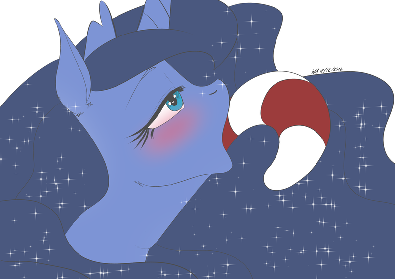 Size: 7016x4961 | Tagged: absurd resolution, artist:wolfmask, candy, candy cane, deepthroat, derpibooru import, female, food, implied blowjob, implied oral, implied sex, princess luna, questionable, solo, solo female, suggestive eating, throat bulge