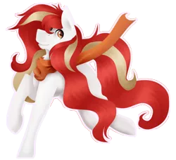 Size: 592x540 | Tagged: safe, artist:flashbrush, deleted from derpibooru, derpibooru import, oc, oc:scarlette, unofficial characters only, pegasus, pony, female, mare, solo