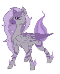 Size: 578x720 | Tagged: safe, artist:eternity9, derpibooru import, oc, unofficial characters only, pegasus, pony, cheek fluff, chest fluff, colored pupils, colored wings, colored wingtips, ear fluff, empty eyes, female, mare, no catchlights, simple background, solo, transparent background, tribal