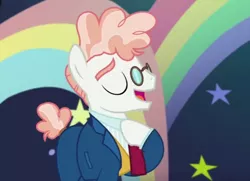 Size: 642x464 | Tagged: safe, derpibooru import, screencap, svengallop, pony, the mane attraction, cute, smiling, solo, svenabetes, when he smiles