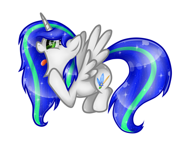 Size: 1024x781 | Tagged: safe, artist:themagicfantasy, derpibooru import, oc, oc:magic fantasy, unofficial characters only, alicorn, pony, alicorn oc, flying, heart eyes, open mouth, simple background, smiling, solo, spread wings, tongue out, transparent background, wingding eyes