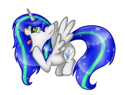Size: 1024x781 | Tagged: safe, artist:themagicfantasy, derpibooru import, oc, oc:magic fantasy, unofficial characters only, alicorn, pony, alicorn oc, flying, heart eyes, open mouth, simple background, smiling, solo, spread wings, tongue out, transparent background, wingding eyes