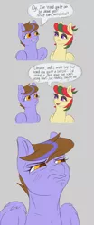 Size: 1280x3064 | Tagged: safe, artist:askamberfawn, derpibooru import, oc, oc:attraction, oc:jamie, unofficial characters only, pony, innuendo