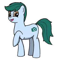 Size: 3208x3400 | Tagged: safe, artist:derpyjoel, derpibooru import, oc, unofficial characters only, earth pony, pony, 2017 community collab, derpibooru community collaboration, looking at you, open mouth, raised hoof, simple background, smiling, solo, transparent background