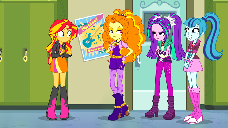 Size: 1920x1080 | Tagged: safe, derpibooru import, screencap, adagio dazzle, aria blaze, sonata dusk, sunset shimmer, equestria girls, rainbow rocks, the dazzlings