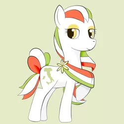 Size: 1000x1000 | Tagged: safe, derpibooru import, oc, oc:princess stivalia, ponified, unofficial characters only, earth pony, pony, flag, flower, italy, nation ponies, simple background, solo