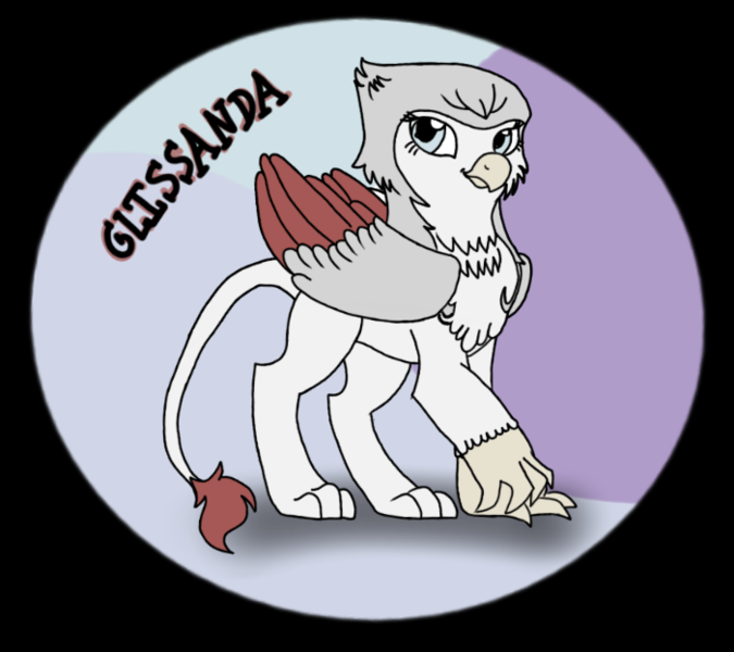 Size: 701x623 | Tagged: safe, artist:lightning-hunt, derpibooru import, oc, oc:glissanda, unofficial characters only, gryphon, solo