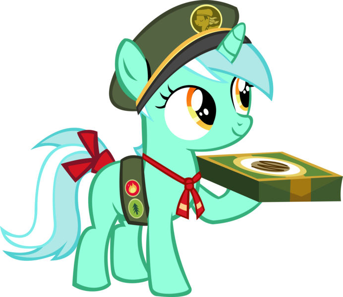 Size: 11988x10400 | Tagged: absurd resolution, artist:cyanlightning, cookie, cute, cyan's filly guides, derpibooru import, female, filly, filly guides, filly lyra, food, hat, lyrabetes, lyra heartstrings, raised hoof, ribbon, safe, simple background, smiling, solo, tail, transparent background, vector, younger