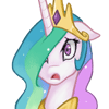 Size: 100x100 | Tagged: animated, artist:pohwaran, derpibooru import, gif, gif for breezies, icon, picture for breezies, princess celestia, safe, solo