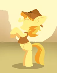 Size: 1070x1371 | Tagged: artist:typhwosion, braebetes, braeburn, cute, derpibooru import, eyes closed, happy, rearing, safe, solo