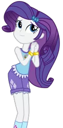 Size: 1175x2384 | Tagged: safe, artist:sketchmcreations, derpibooru import, rarity, equestria girls, legend of everfree, simple background, smiling, solo, transparent background, vector