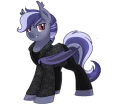 Size: 979x816 | Tagged: safe, derpibooru import, oc, oc:doctor mara, unofficial characters only, bat pony, pony, 2017 community collab, derpibooru community collaboration, clothes, fangs, female, mare, simple background, solo, transparent background