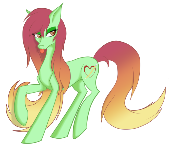 Size: 1024x897 | Tagged: safe, artist:mystic-l1ght, derpibooru import, oc, oc:artline, unofficial characters only, earth pony, pony, simple background, solo, tongue out, transparent background