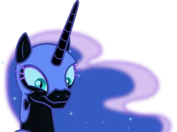 Size: 5000x3722 | Tagged: absurd resolution, artist:dashiesparkle, cute, derpibooru import, moonabetes, nicemare moon, nightmare moon, safe, simple background, smirk, solo, .svg available, the cutie re-mark, transparent background, vector