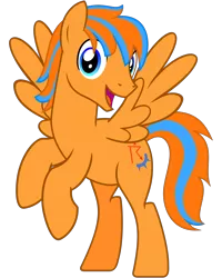 Size: 2400x3000 | Tagged: safe, artist:cheezedoodle96, derpibooru import, oc, oc:cold front, unofficial characters only, pegasus, pony, 2017 community collab, derpibooru community collaboration, .svg available, looking at you, male, open mouth, rearing, simple background, smiling, solo, spread wings, stallion, svg, transparent background, vector