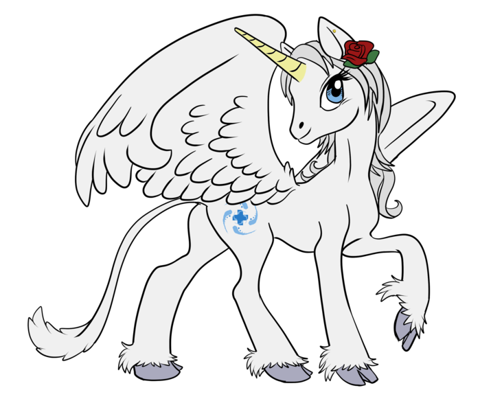 Size: 2894x2376 | Tagged: safe, artist:whitemew, derpibooru import, oc, oc:white platinum, unofficial characters only, alicorn, pony, 2017 community collab, derpibooru community collaboration, alicorn oc, high res, leonine tail, looking at you, simple background, smiling, solo, transparent background, unshorn fetlocks