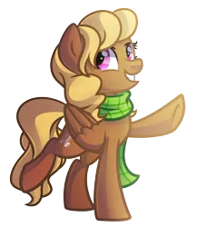 Size: 1533x1758 | Tagged: safe, artist:drawntildawn, derpibooru import, oc, oc:zamitri, unofficial characters only, pegasus, pony, clothes, scarf, simple background, solo, transparent background