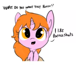 Size: 935x807 | Tagged: safe, artist:tjpones, derpibooru import, oc, oc:maya northwind, unofficial characters only, pony, unicorn, colored sketch, offscreen character, simple background, sketch, solo, what do you want, white background