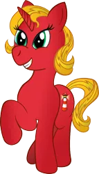 Size: 518x905 | Tagged: safe, artist:deyrasd, derpibooru import, oc, oc:captain lighthouse, unofficial characters only, pony, unicorn, female, mare, raised hoof, simple background, solo, transparent background