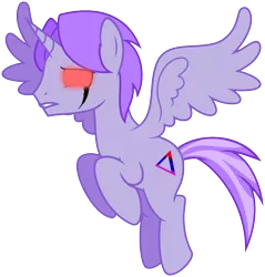 Size: 1600x1671 | Tagged: safe, derpibooru import, oc, oc:delta brony, unofficial characters only, alicorn, pony, alicorn oc, corrupted, glowing eyes, implied demigra, male, red eyes, simple background, solo, stallion, transparent background