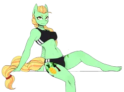 Size: 1280x953 | Tagged: safe, artist:novabytes, derpibooru import, oc, oc:amber waves, unofficial characters only, anthro, earth pony, plantigrade anthro, explicit source, simple background, solo, transparent background