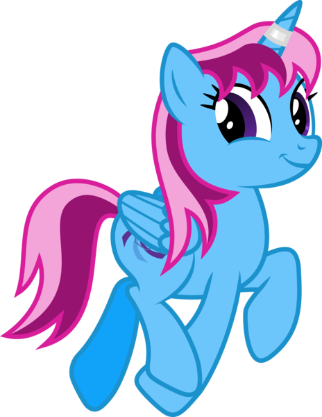 Size: 6400x8278 | Tagged: safe, artist:deratrox, derpibooru import, oc, oc:parcly taxel, unofficial characters only, alicorn, pony, .svg available, absurd resolution, alicorn oc, birthday present, cutie mark, horn ring, looking at you, simple background, smiling, solo, transparent background, trotting, vector