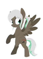 Size: 768x1041 | Tagged: safe, artist:yaaaco, derpibooru import, oc, oc:lynn, unofficial characters only, pegasus, pony, bipedal, cutie mark, lineless, simple background, solo, standing, transparent background, vector