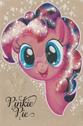 Size: 1024x1551 | Tagged: artist:1049286, bust, derpibooru import, galaxy mane, pinkie pie, portrait, safe, solo, watermark