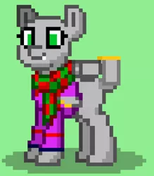 Size: 630x720 | Tagged: safe, artist:not-immortal, derpibooru import, oc, oc:sierra summit, unofficial characters only, original species, plane pony, pony, pony town, a-10 thunderbolt ii, clothes, hoodie, plane, scarf, solo