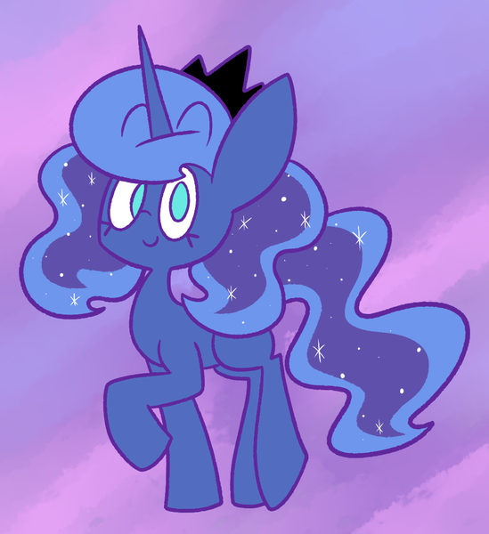 Size: 1008x1102 | Tagged: artist:typhwosion, derpibooru import, princess luna, safe, smiling, solo