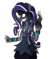 Size: 801x899 | Tagged: safe, artist:pedantczepialski, derpibooru import, idw, nightmare rarity, equestria girls, alternate universe, clothes, equestria girls-ified, equestria girls: the parody series, solo