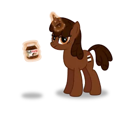 Size: 1251x1101 | Tagged: safe, artist:firefall-mlp, derpibooru import, oc, oc:nutella sweet, unofficial characters only, pony, unicorn, female, magic, mare, simple background, solo, transparent background, unamused