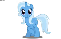 Size: 1500x950 | Tagged: safe, artist:asika-aida, derpibooru import, trixie, pony, unicorn, cute, diatrixes, double mane, female, looking at you, mare, raised hoof, simple background, solo, transparent background, vector