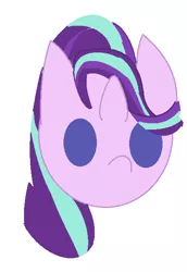 Size: 421x611 | Tagged: artist:violaconcert, bust, derpibooru import, portrait, safe, simple background, solo, starlight glimmer, white background