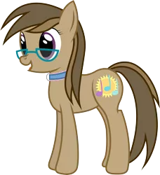 Size: 2951x3230 | Tagged: safe, artist:joey, derpibooru import, oc, oc:dawnsong, unofficial characters only, earth pony, pony, 2017 community collab, derpibooru community collaboration, collar, female, glasses, mare, simple background, solo, transparent background