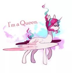 Size: 2224x2240 | Tagged: artist:simpleoddities, derpibooru import, older, princess flurry heart, queen, safe, solo