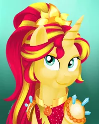 Size: 3900x4900 | Tagged: safe, artist:poecillia-gracilis19, derpibooru import, sunset shimmer, pony, equestria girls, legend of everfree, absurd resolution, clothes, crystal guardian, equestria girls outfit, solo