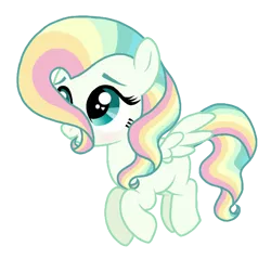 Size: 610x582 | Tagged: artist:unoriginai, cute, derpibooru import, female, filly, flying, magical lesbian spawn, mid-flight, oc, offspring, parent:fluttershy, parents:vaporshy, parent:vapor trail, safe, simple background, solo, transparent background, unofficial characters only