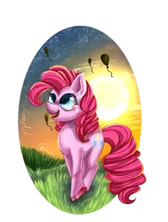 Size: 1024x1355 | Tagged: artist:konnyart, derpibooru import, pinkie pie, safe, solo