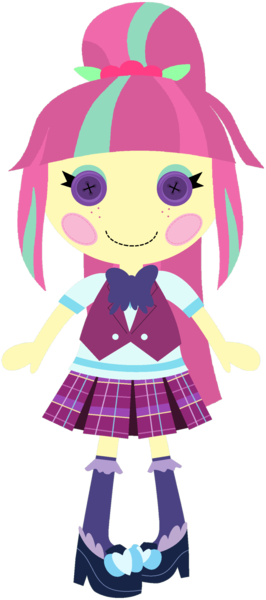 Size: 1024x2309 | Tagged: safe, artist:ra1nb0wk1tty, derpibooru import, sour sweet, equestria girls, friendship games, button eyes, crossover, cute, doll, lalaloopsy, simple background, solo, sourbetes, toy, transparent background
