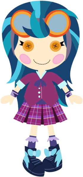 Size: 1024x2185 | Tagged: safe, artist:ra1nb0wk1tty, derpibooru import, indigo zap, equestria girls, friendship games, button eyes, crossover, cute, doll, lalaloopsy, simple background, solo, toy, transparent background, zapabetes