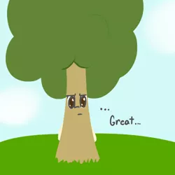 Size: 500x500 | Tagged: artist:tastypony, cute, dendrification, derpibooru import, great, inanimate tf, older, pound cake, safe, solo, transformation, tree