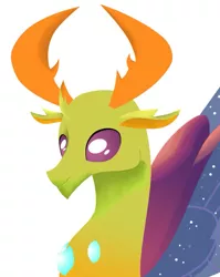 Size: 745x937 | Tagged: safe, artist:kirbymlp, derpibooru import, thorax, changedling, changeling, to where and back again, fanart, king thorax, solo