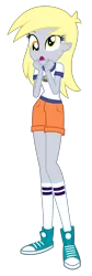 Size: 2400x7128 | Tagged: safe, artist:sketchmcreations, derpibooru import, derpy hooves, equestria girls, legend of everfree, absurd resolution, camp everfree outfits, clothes, converse, cute, derpabetes, female, open mouth, shoes, simple background, solo, surprised, transparent background, vector